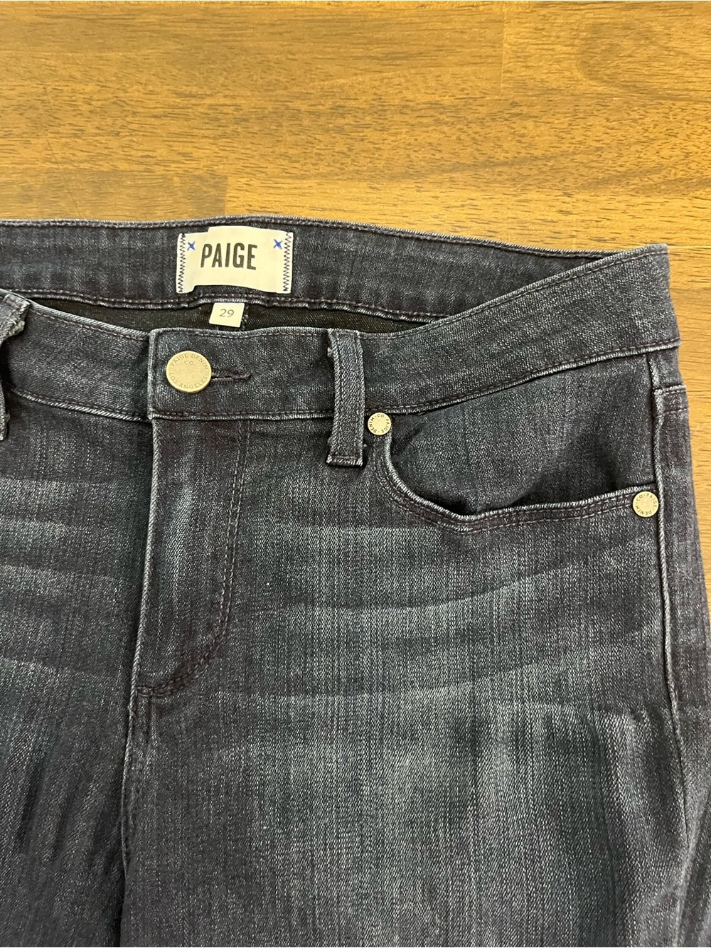 PAIGE Womens Dark Wash Skinny Jeans Verdugo Ankle Pants Classic Stretch Sz 29 - Picture 7 of 16